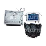 Camper van radio Ford Transit - front screen and AHU radio