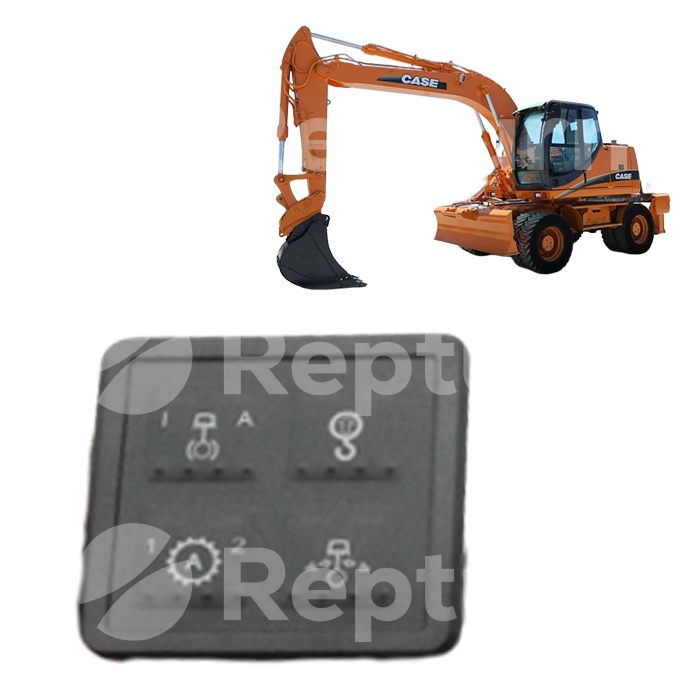 Pupitre de commande régime moteur 6555840 pour Pelle Case WX145