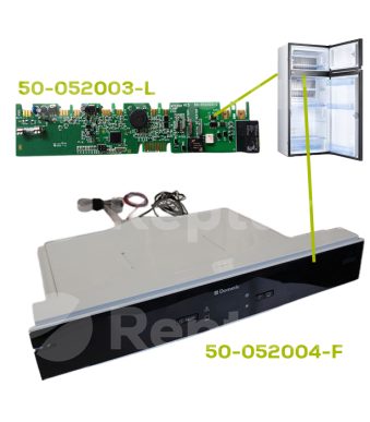 Panneau de contrôle frigo RM - cartes 50-052004F et 50-052003L