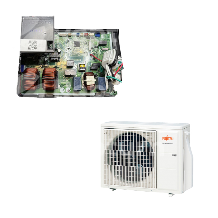 Carte électronique pour PAC Fujitsu AOYG24KBT
