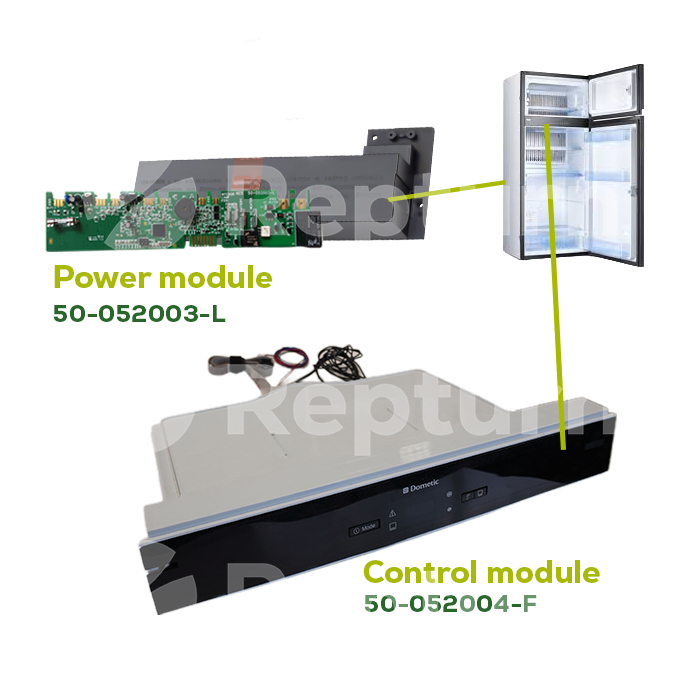 Commande 50-052004-F, carte puissance 50-052003L - Frigo RM8