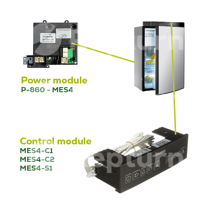 Commande MES4-C1 MES4-C2 MES4-S1, P-860 - Dometic RM8xx1 RM9xx1