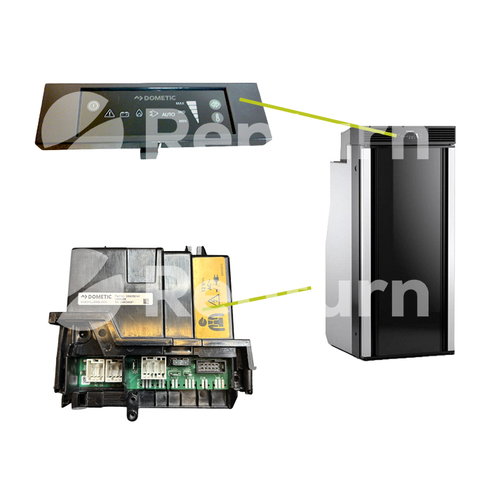 Panneau de commande LED 289069460 et carte PCB - frigo Dometic
